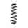 Suspension spring for car rear axle BILSTEIN B3 for VAG vehicles