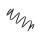 Suspension Spring Front Axle BILSTEIN for e.g. MERCEDES-BENZ A-Klasse