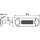 Sill light 24 V LED crystal clear white HELLA