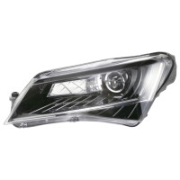 Left main headlight 12 V LED bi-xenon HELLA for SKODA...