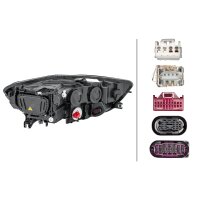 Main headlamp left 12 V D3S/H7 bi-xenon HELLA for AUDI A6...