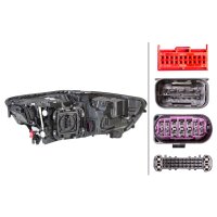 Main headlight left 12 V LED HELLA for AUDI A6 Allroad...
