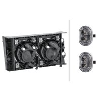 Headlight right 24 V H3 Bulb technology HELLA suitable...