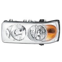 Main headlamp left 24 V H7/H1 halogen HELLA
