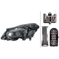 Headlamp right halogen LED HELLA for MERCEDES E-KLASSE Coupe (C207)