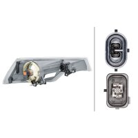 Left fog light 12 V PSY24W bulb HELLA for CITROËN C5...