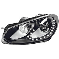 Left main headlight 12 V PY21W Bi-Xenon HELLA for VW Golf...