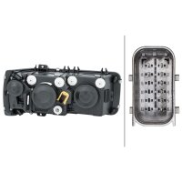 Left main headlight 24 V P21W halogen HELLA