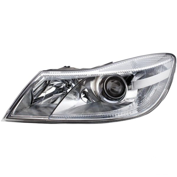 Main headlamp left 12 V H7/H1 FF HELLA for SKODA Octavia II and others