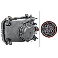 Hauptscheinwerfer rechts 24 V H4 Halogen HELLA für...