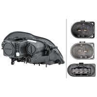 Left main headlight 12 V H7/H7 halogen HELLA for...