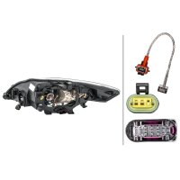 Headlight right 12 V W5W Bi-Xenon HELLA suitable for e.g....