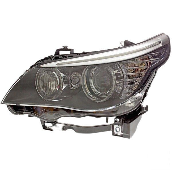Headlight left 12 V PY21W Bi-Xenon HELLA for BMW 5 Series and others