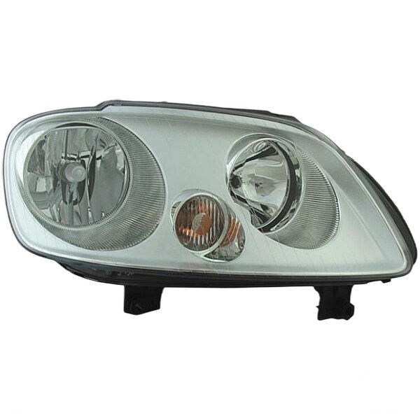 Main headlight right 12 V H7/H1 halogen HELLA for e.g. VW Caddy III-pin