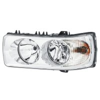Main headlamp left 24 V H7/H1 bulb technology HELLA