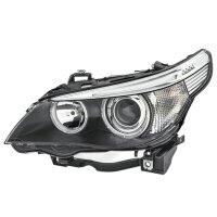 Headlight left 12 V PY21W Bi-Xenon HELLA for BMW 5 Series and others