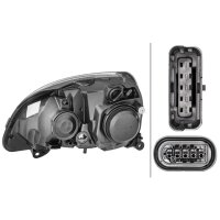 Main headlamp right 12 V D2S/H7 Halogen HELLA for RENAULT...