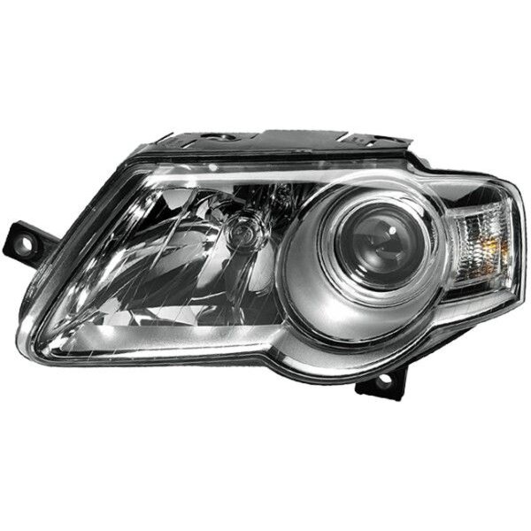 Main headlight right 12 V H7/H7 halogen HELLA for VW Passat and others