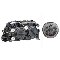 Main headlamp right 24 V W5W FF HELLA