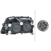 Scheinwerfer rechts FF Halogen HELLA für MERCEDES