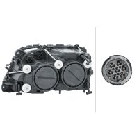 Hauptscheinwerfer rechts 24 V H7/H1 Halogen HELLA...