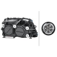 Main headlamp left 24 V D1S/H1 Bi-Xenon HELLA