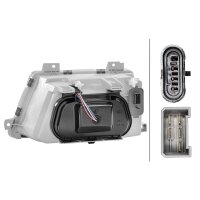 Hauptscheinwerfer rechts 12 V W5W Halogen HELLA für...