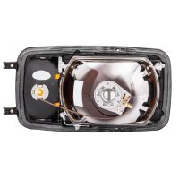 Left main headlight 24 V P21W halogen HELLA