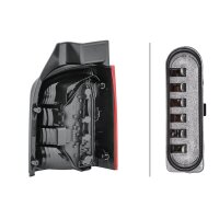Rear Light left 12 V P21W Bulb technology HELLA for e.g. VW TRANSPORTER
