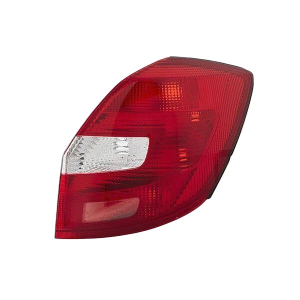 Rückleuchte rechts mit Schlusslicht Glühlampen-Technologie W5W HELLA für u.a. SKODA Fabia II
