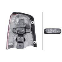 Rückleuchte rechts 12 V R5W Glühlampen-Technologie HELLA für VW TOURAN