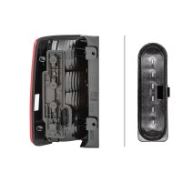 Rear Light right 12 V PY21W Bulb technology HELLA suitable for VW CADDY