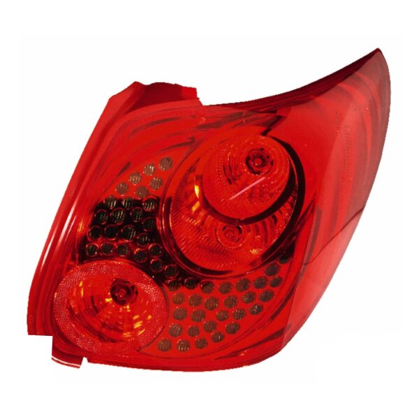 Rückleuchte rechts mit Schlusslicht 12 V Glühlampen-Technologie W5W HELLA für PEUGEOT 207 SW