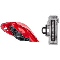 Rückleuchte rechts 12 V W5W Glühlampen-Technologie HELLA für PEUGEOT 207/207+