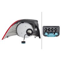 Rückleuchte rechts 12 V LED HELLA Licht-Expertise passend für VW EOS