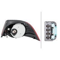 Rear Light left 12 V LED HELLA Lighting Expertise suitable for VW EOS