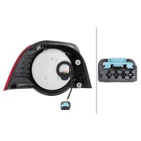 Rückleuchte rechts 12 V LED HELLA Licht-Expertise passend für VW EOS