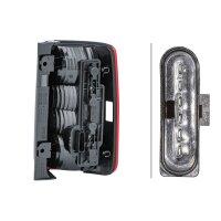 Rückleuchte links 12 V PY21W Glühlampen-Technologie HELLA für VW CADDY