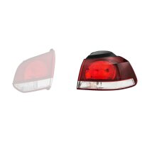 Rückleuchte rechts 12 V WY21W Glühlampen-Technologie HELLA für u.a. VW GOLF