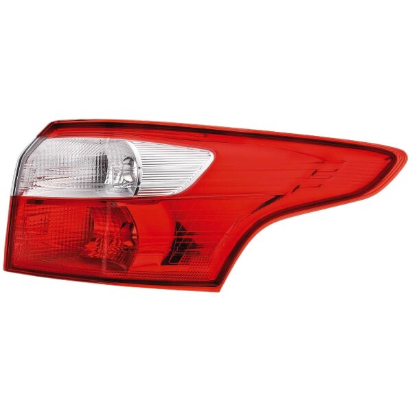 Rückleuchte rechts mit Schlusslicht 12 V Glühlampen-Technologie W5W HELLA für FORD Focus III Turnier