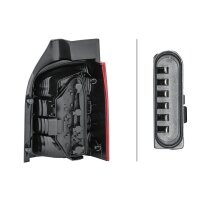 Rear Light left 12 V PY21W Bulb technology HELLA for VW...