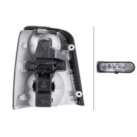 Rückleuchte rechts 12 V R5W Glühlampen-Technologie HELLA für VW TOURAN