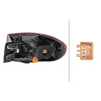 Rücklicht links äusserer oberer Teil LED HELLA...