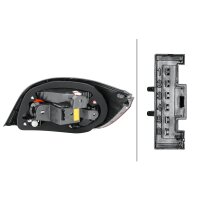 Rear Light left 12 V W16W Bulb technology HELLA suitable for BMW 5 Series