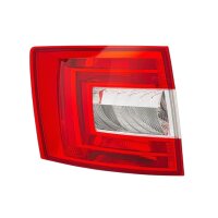 Rückleuchte links W5W Glühlampen-Technologie HELLA für SKODA OCTAVIA