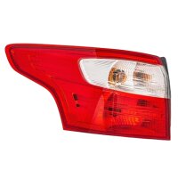 Rear Light left 12 V PY21W LED HELLA suitable for e.g. FORD FOCUS