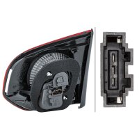 Rückleuchte links mit Schlusslicht 12 V Glühlampen-Technologie W21W HELLA für VW Golf VI