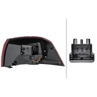 Rücklicht links äusserer Teil LED HELLA für VW GOLF VI Cabriolet (517)