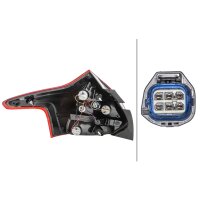 Rückleuchte rechts 12 V W16W LED HELLA passend für u.a. FORD FOCUS