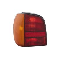 Rückleuchte links mit Schlusslicht Glühlampen-Technologie R5W HELLA für VW Polo